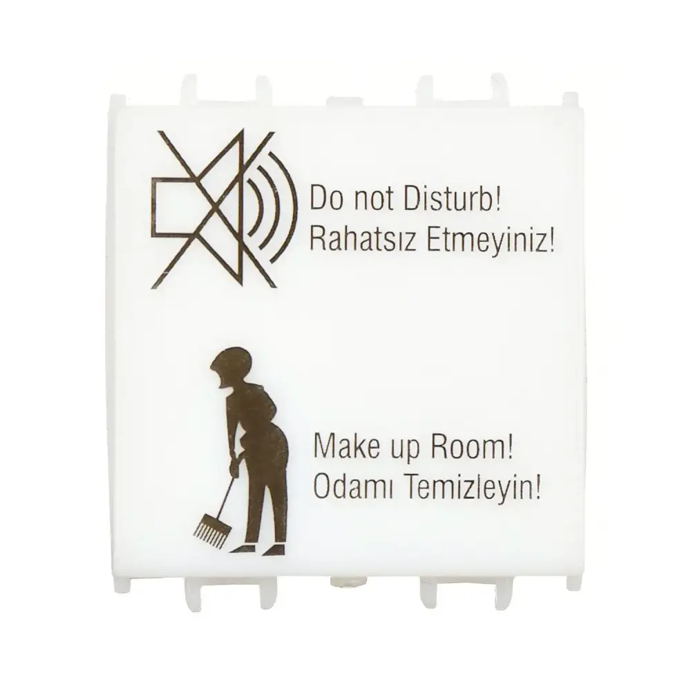 Do Not Disturb/ Make Up Room Indicator, 2M, White - Günsan
