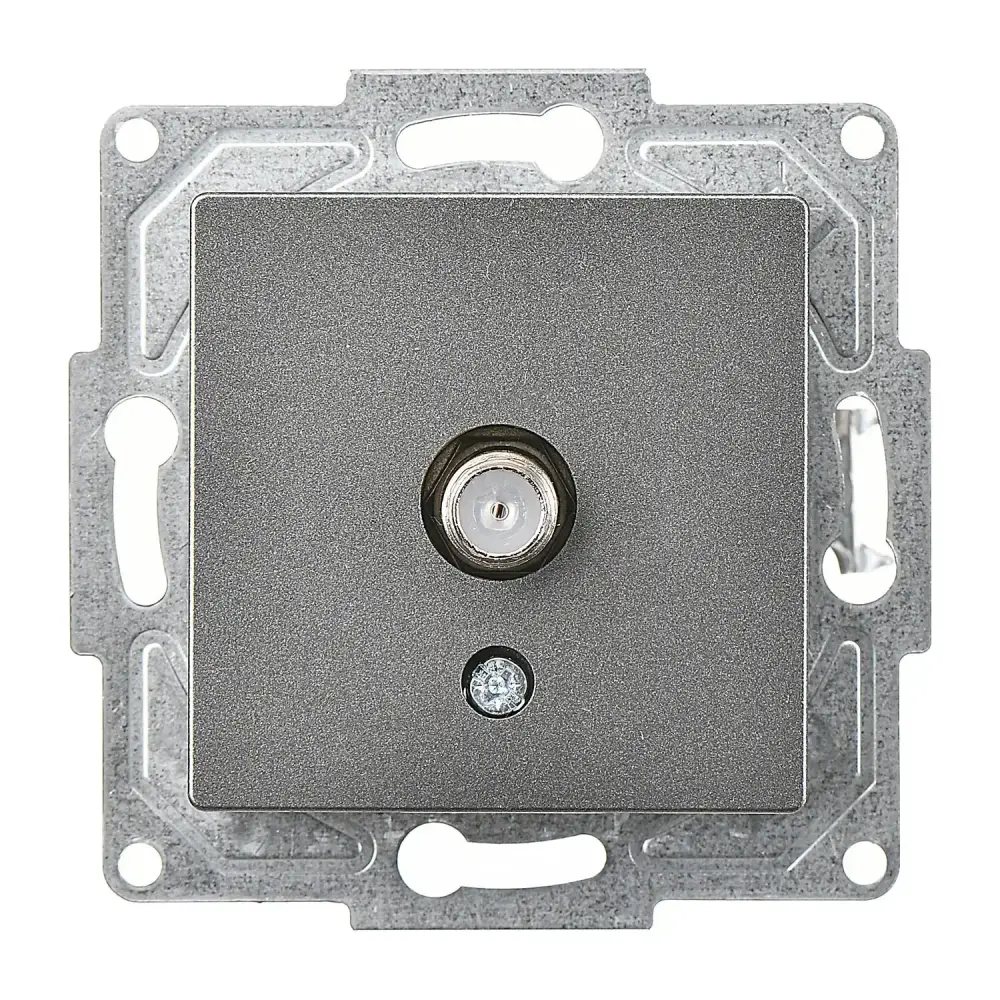 SAT socket, Single, Smoked Gray - Günsan