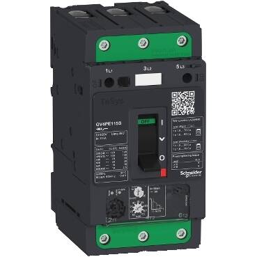 GV4PE115B - Motor Koruma Şalteri, TeSys GV4, 3P, 115A ... - 2