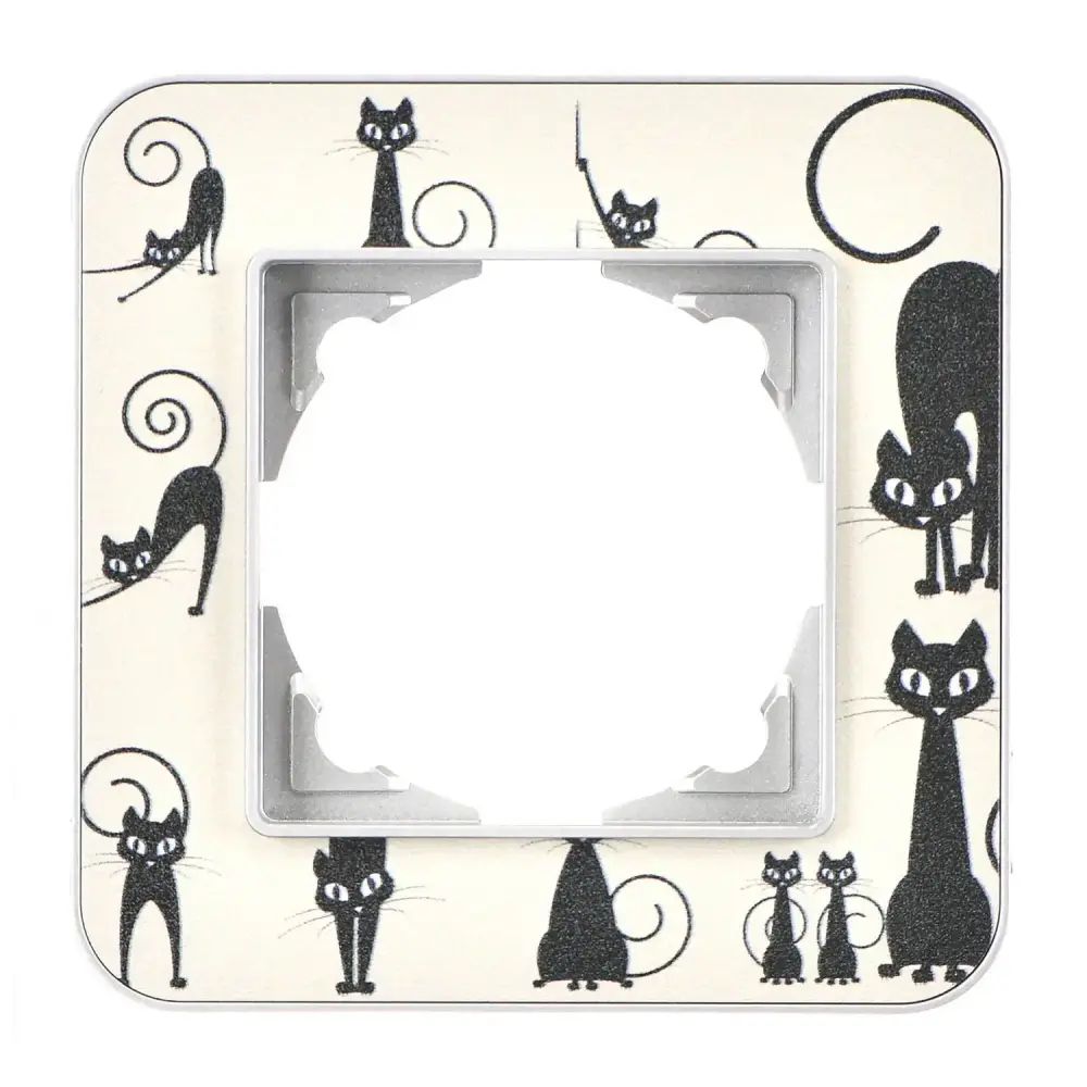 Radius Design Tekli Çerçeve, Gümüş / Cats Metal - 1
