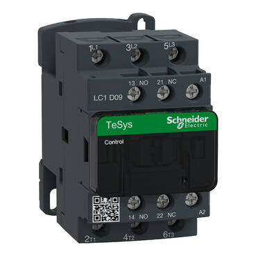LC1D09F7 - TeSys D contactor - 3P(3 NO) - AC-3 - <= 440 V 9 A - 110 V AC coil - 1
