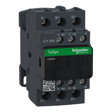 LC1D32B7 - TeSys D contactor - 3P(3 NO) - AC-3 - <= 440 V 32 A - 24 V AC coil - 1